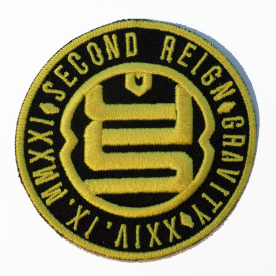 Second Reign Gravity - Embroidered Icon Gold Patch - LIMITED